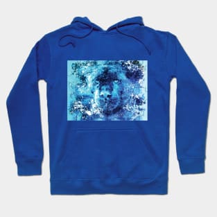 Puzzled Panther Feeling Blue Hoodie